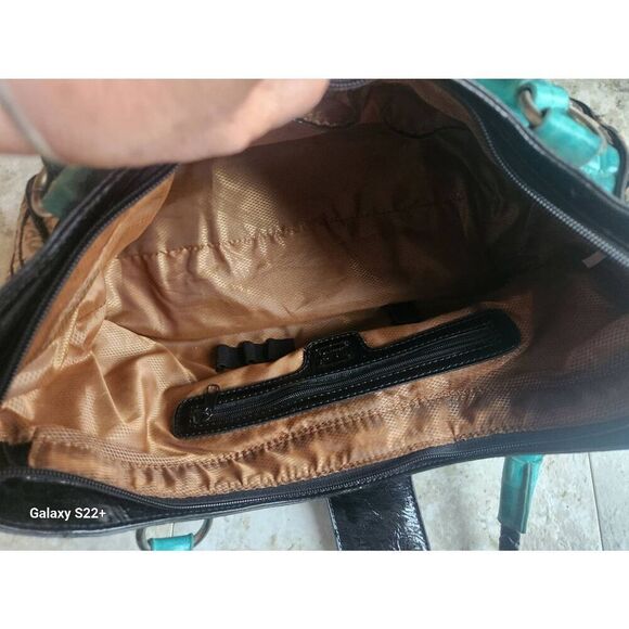 MC crocodile texture and animal print shoulder bag, purse - Picture 4 of 12